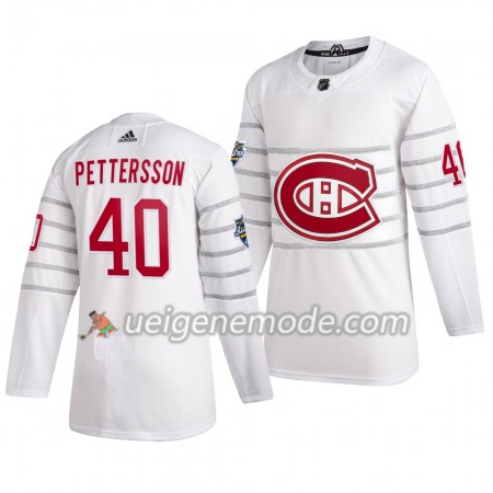 Herren Montreal Canadiens Trikot Elias Pettersson 40 Weiß Adidas 2020 NHL All-Star Authentic